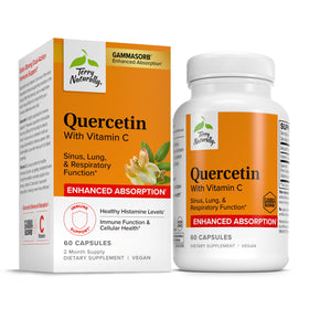 Terry Naturally Quercétine + Vitamine C Extra Fort 60 comprimés vue avant