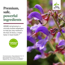 Terry Naturally Red Sage Plus étiquette avec spécifications