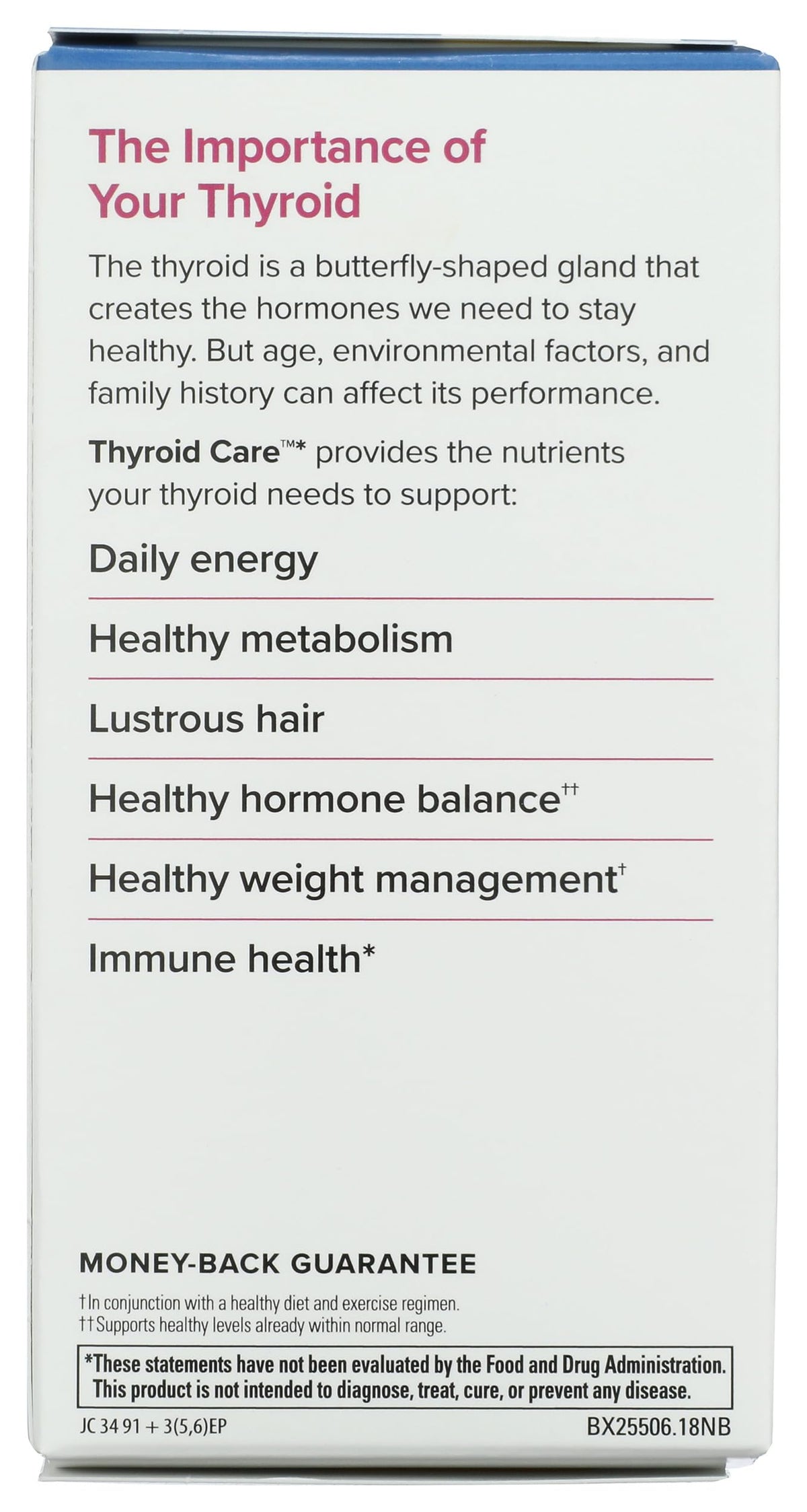 Terry Naturally Thyroid Care Plus capsules sur fond blanc