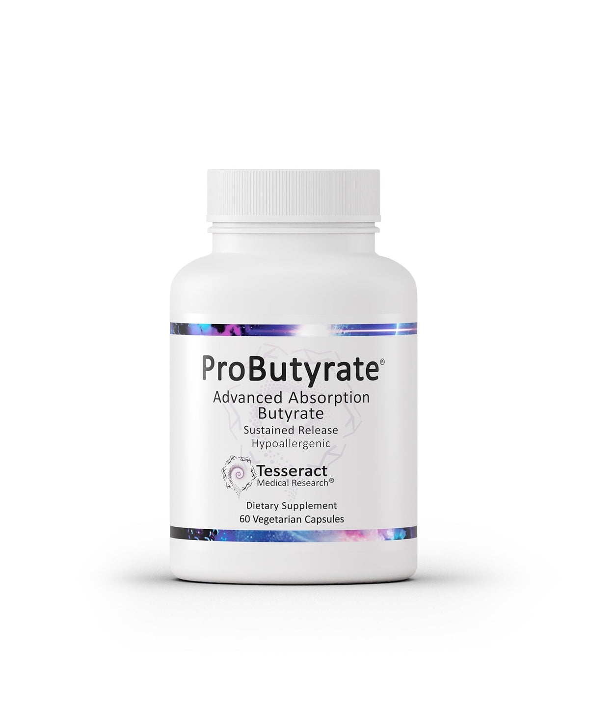 Tesseract ProButyrate 600mg capsules front view