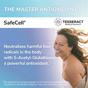 Tesseract S-Acetyl Glutathione 300mg capsules ouvertes