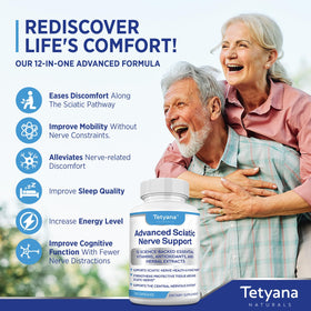 Tetyana naturals Alpha Lipoïque 12 en 1 120 capsules avec étiquette
