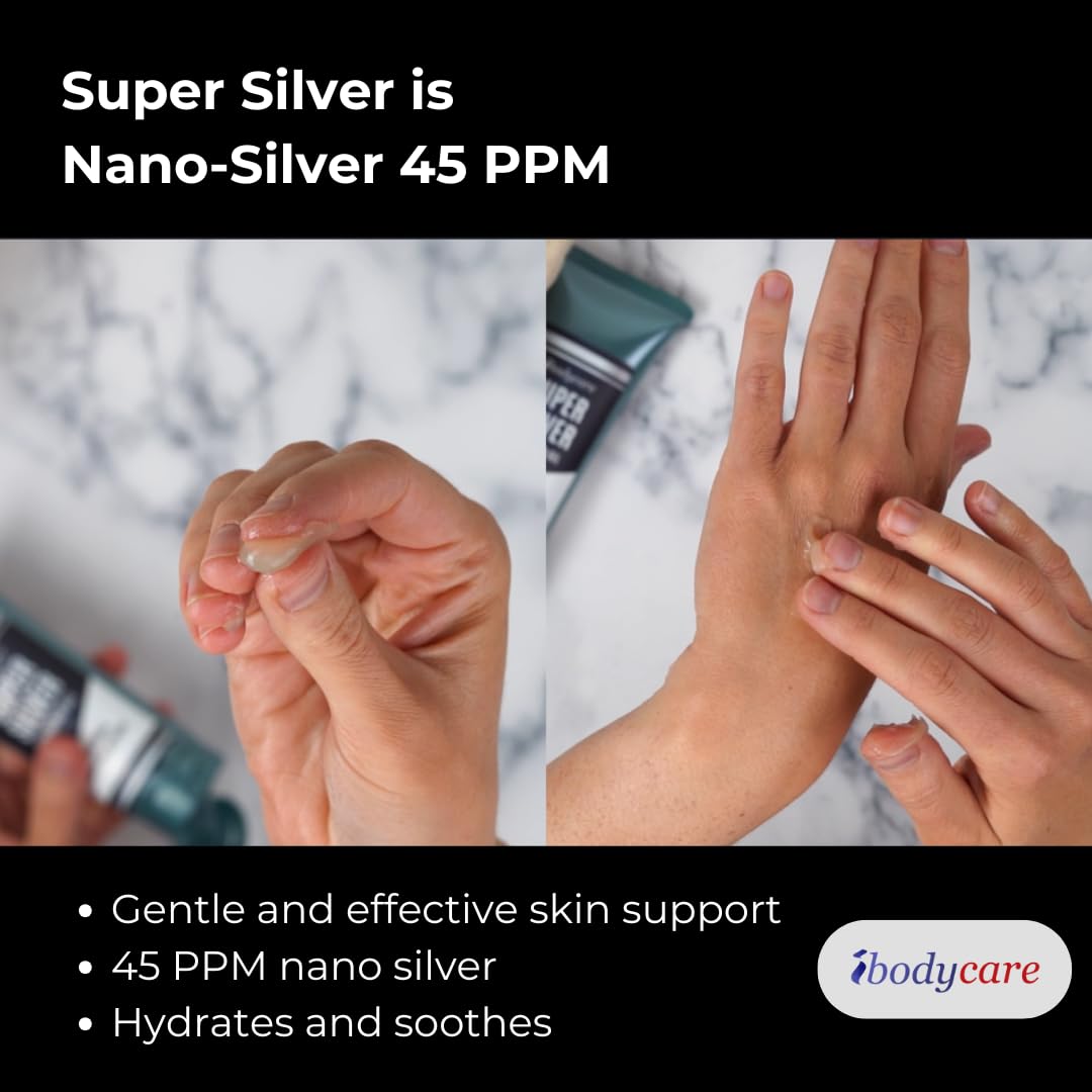 Texture du gel de silver colloïdal ibodycare