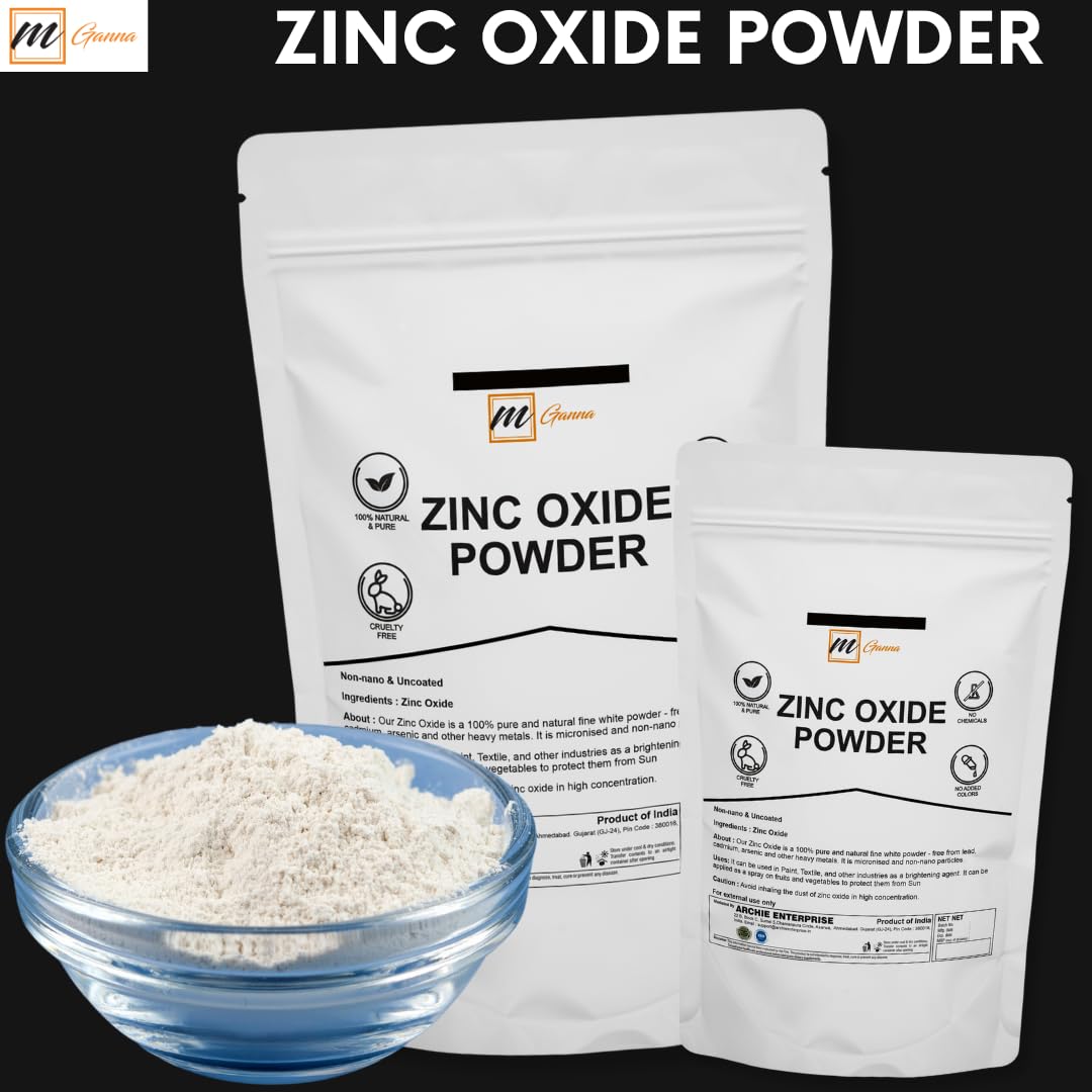 Texture fine de la poudre d'oxyde de zinc mGanna