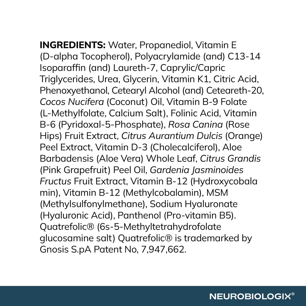 Texture lisse de la Crème de Méthylation Pro
