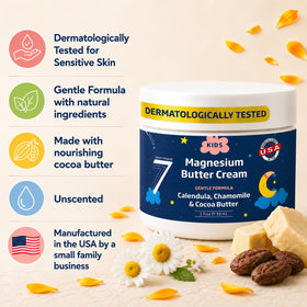 Texture riche de la Crème Beurre Magnésium pour enfants