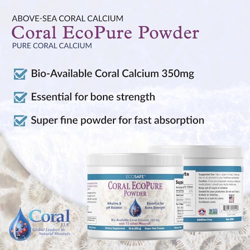 Texture ultra-fine de la Poudre de Calcium Corallien Coral White