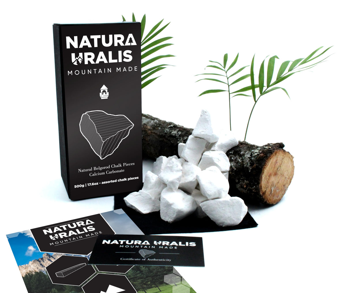 Texture veloutée des Chunks de Craie Belgorod Natura Uralis