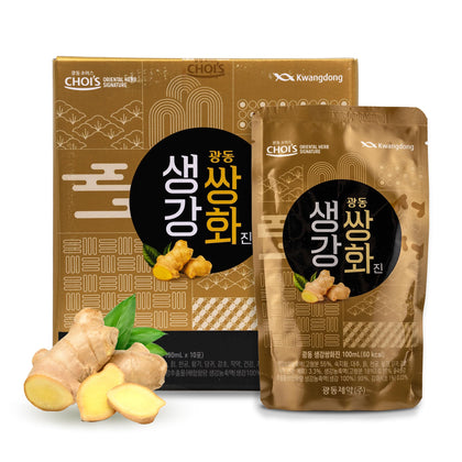 Thé au gingembre KWANGDONG Ssang Hwa Jin sachets individuels
