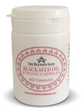 The Blessed Seed Huile de Nigelle Capsules 60x500mg vue de face