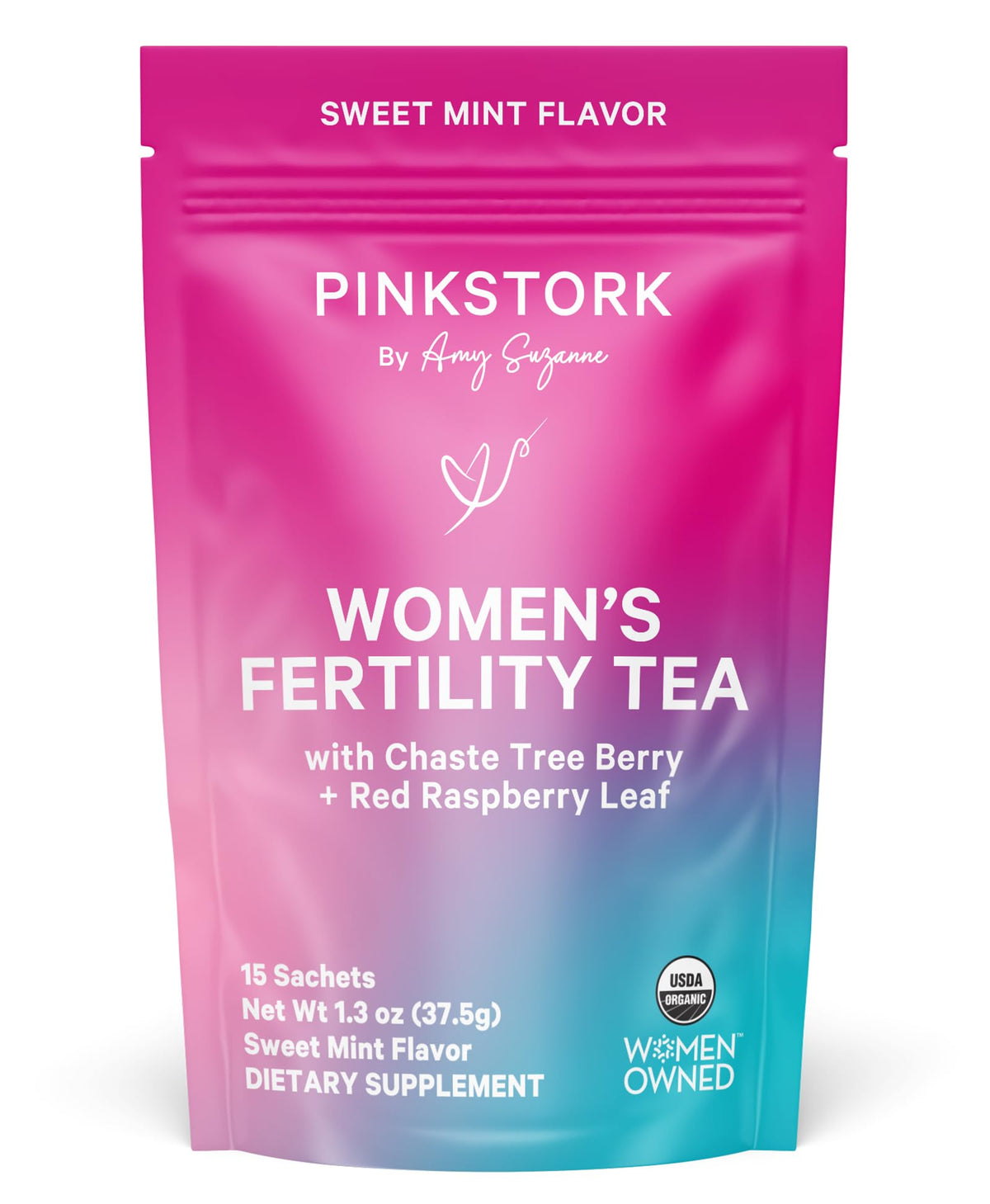 Thé de fertilité bio Pink Stork sachet menthe douce