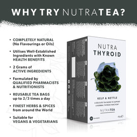 Thé de santé thyroïdienne Nutra Tea en tasse