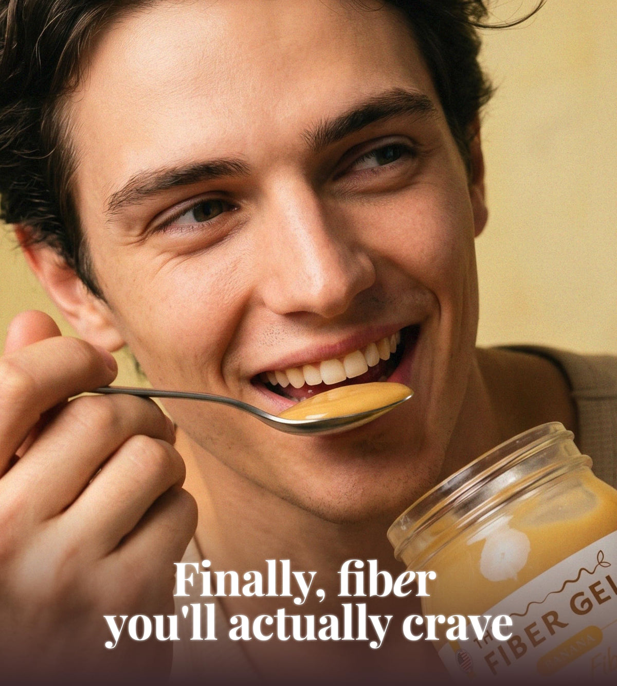 The Fiber Gel gel prêt à manger avec cuillère
