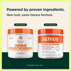 The Genius Brand Genius Consciousness poudre à mélanger avec de l'eau