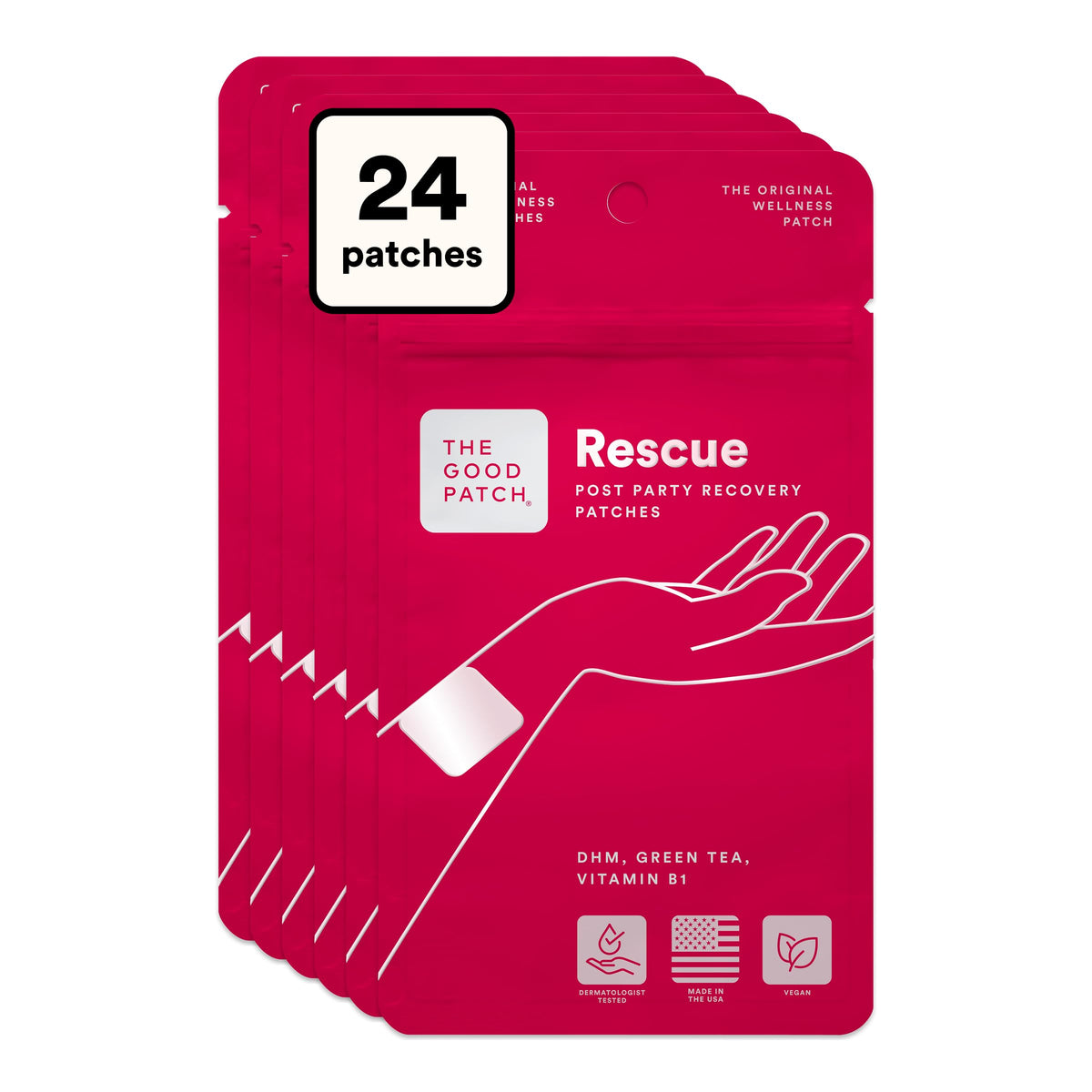 The Good Patch Patch de Récupération 24 Patches en boîte