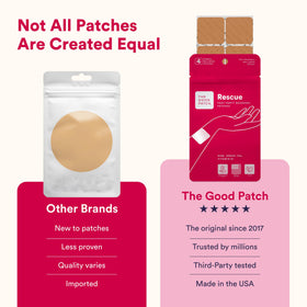 The Good Patch Patch de Récupération en gros plan sur la texture