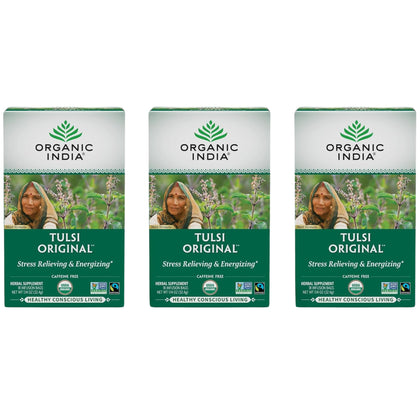 Thé Herbal Tulsi Original ORGANIC INDIA sachets en boîte