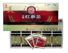 Thé instantané Ginseng Rouge Coréen 6 Ans sachets dans l'emballage