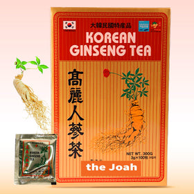 The Joah Thé de Ginseng Coréen sachets de 3g en vue de face