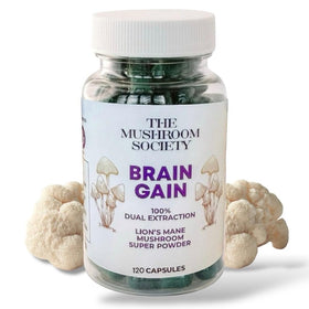 The Mushroom Society Complément Lion's Mane 1000 mg vue de face