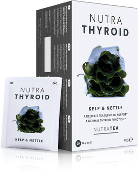 Thé Nutra Tea de santé thyroïdienne en sachets enveloppés