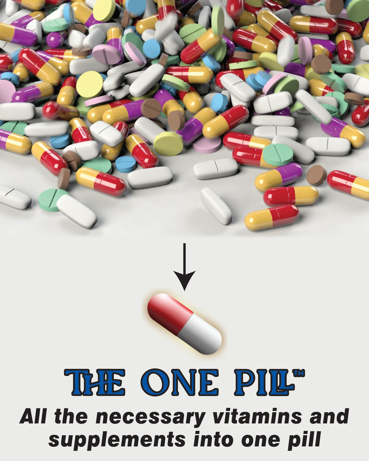 The One Pill laboratory tested quality seal