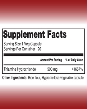 The One Pill Vitamine B1 120 capsules packaging