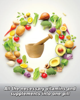 The One Pill Vitamine B1 capsules in hand