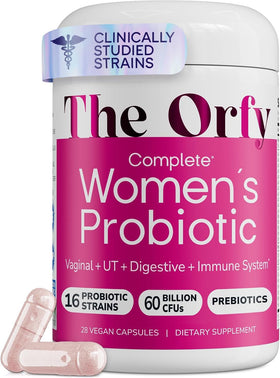 THE ORFY Compléments Alimentaires Probiotiques Femmes 60 Milliards CFU - vue de face