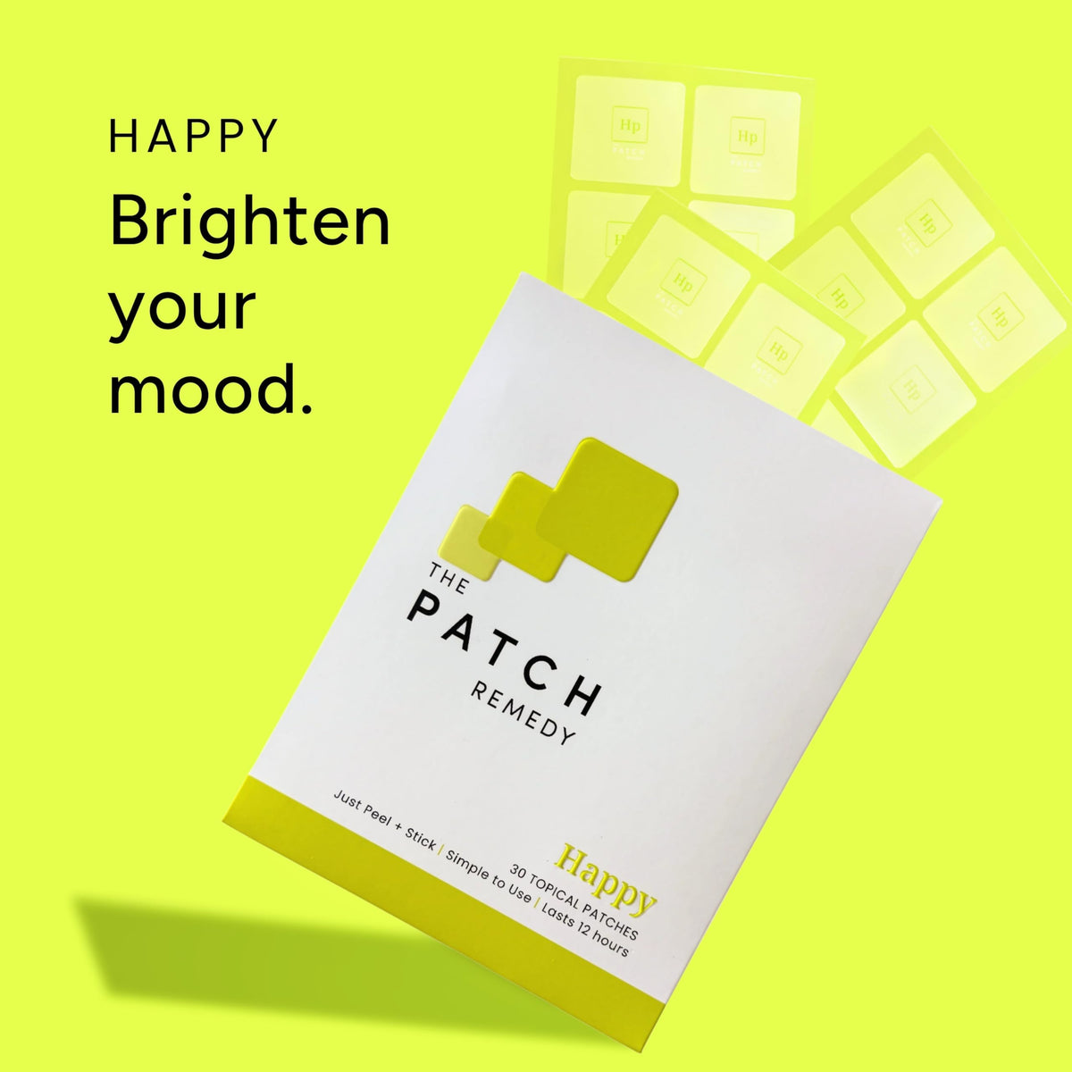 The Patch Remedy Happy Patch application sur la peau
