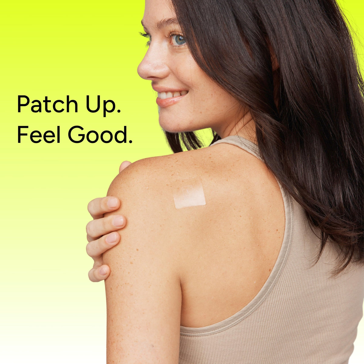 The Patch Remedy Happy Patch en main, prêt à utiliser