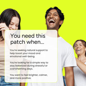 The Patch Remedy Happy Patch en situation sur un bureau