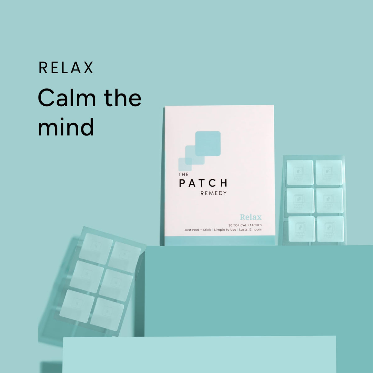 The Patch Remedy Patch avec ingrédients L-Théanine et Mélisse
