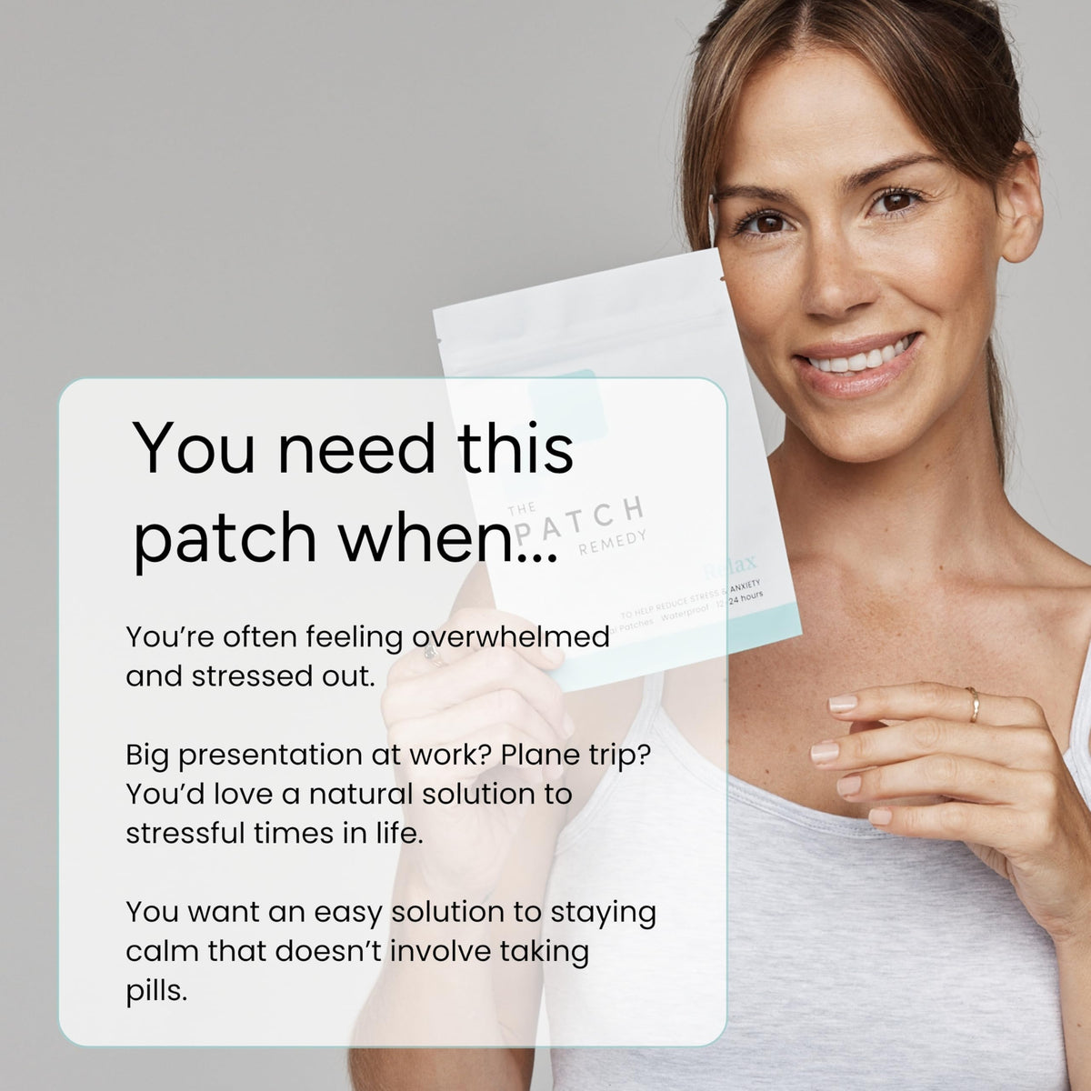 The Patch Remedy Patch avec Valériane et Ashwagandha
