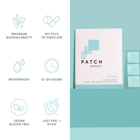 The Patch Remedy Patch en utilisation sur la peau