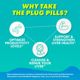 The Plug Complément Alimentaire 20 Capsules de Chardon-Marie sur une table