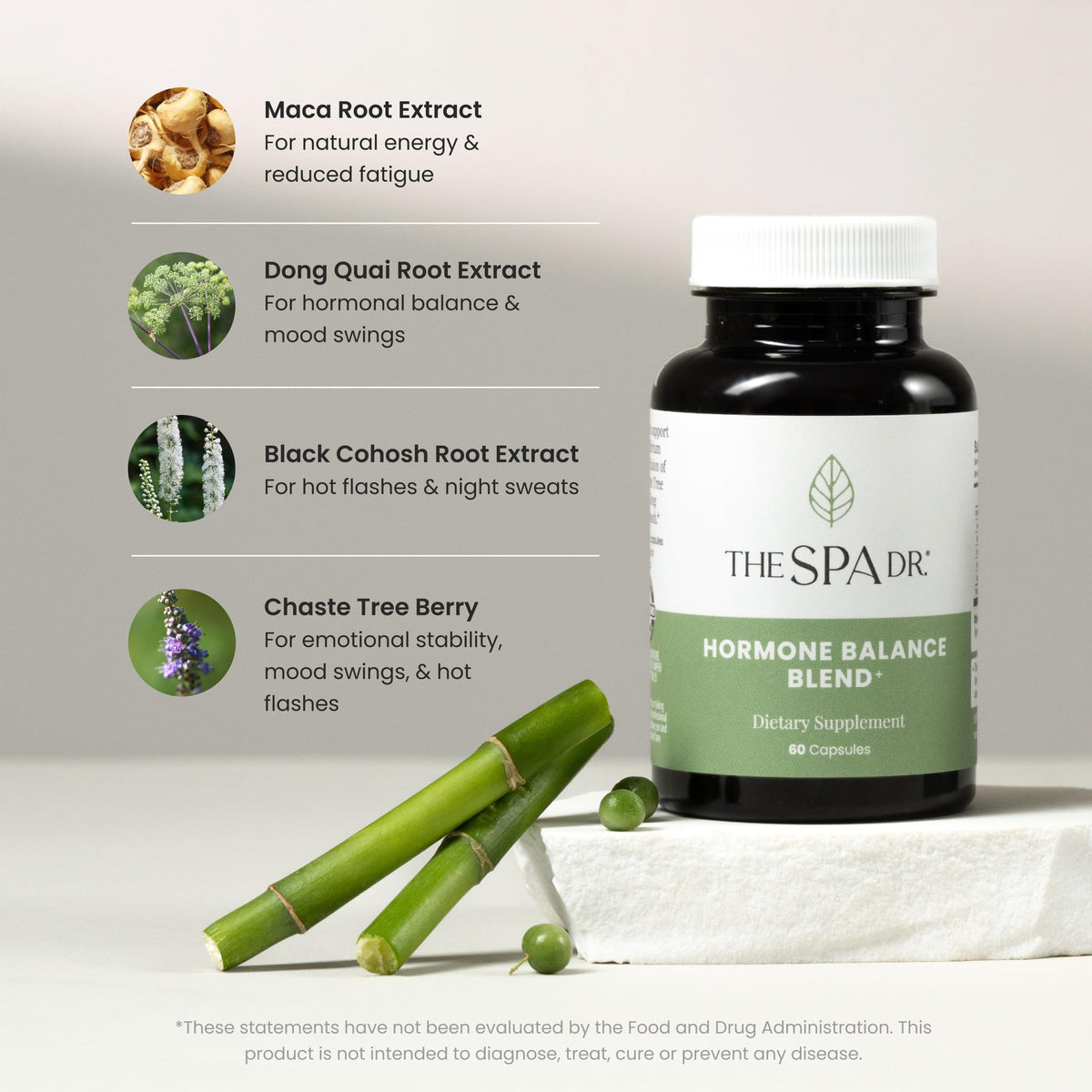 The Spa Dr. Complément Alimentaire Femme capsules sur une table