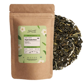 Thé Vert Bio au Jasmin Heavenly Tea Leaves 132g vue de face