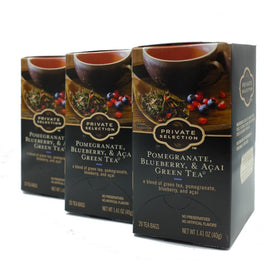 Thé Vert Grenade, Myrtille & Acai Private Selection sachet de thé