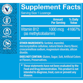 The Vitamin Shoppe Complément B12 1 000 µg pastilles à dissoudre