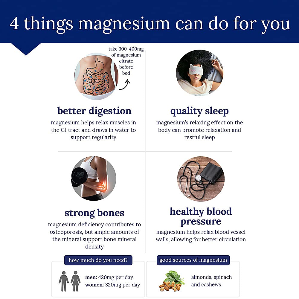 The Vitamin Shoppe Magnésium Taurate 180 gélules avec étiquette visible
