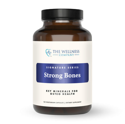 The Wellness Company Strong Bones 120 Capsules vue de face
