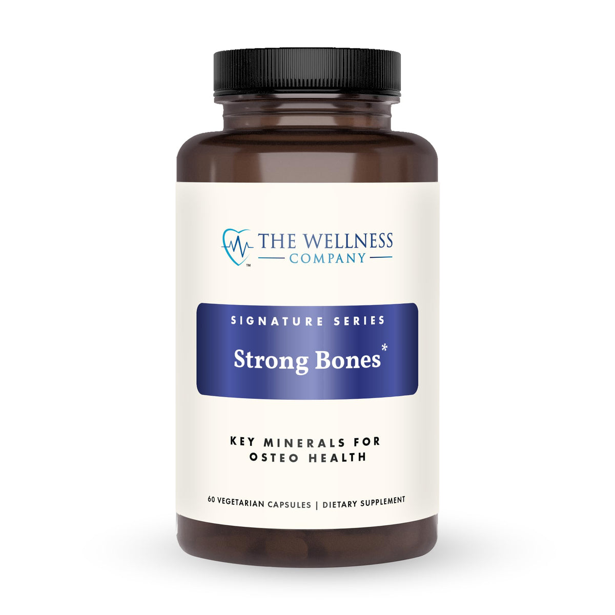 The Wellness Company Strong Bones 60 capsules vue de face