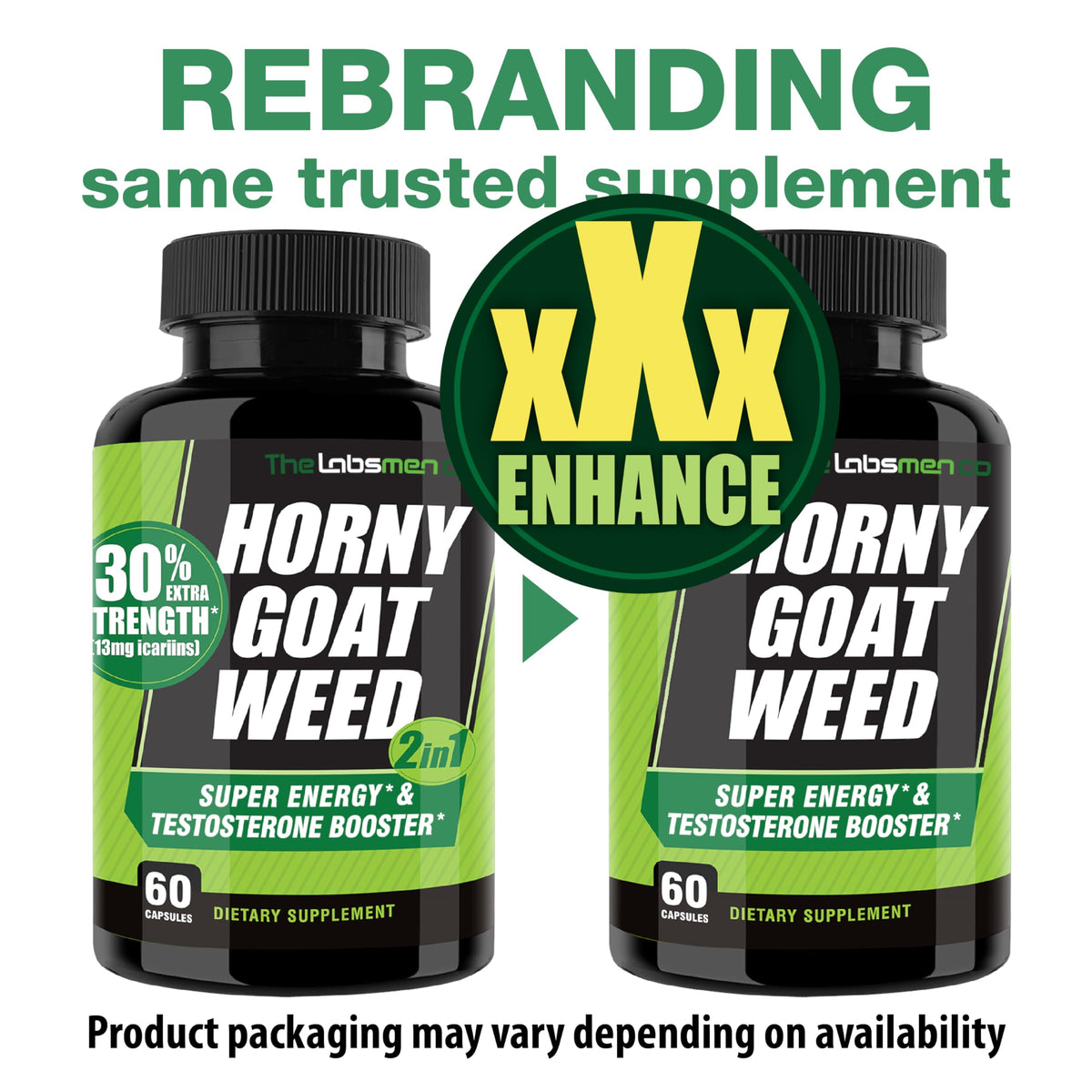 THELABSMENCO Horny Goat Weed bottle with measuring scoop