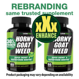 THELABSMENCO Horny Goat Weed bottle with measuring scoop