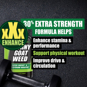 THELABSMENCO Horny Goat Weed product side view showing dosage
