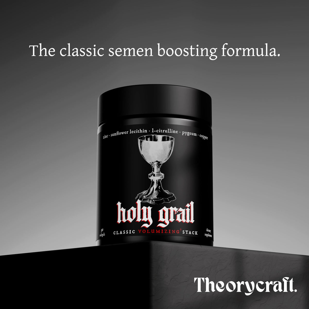 Theorycraft Holy Grail capsule de gélule douce vue de côté