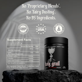 Theorycraft Holy Grail complément alimentaire à base d'ingrédients naturels