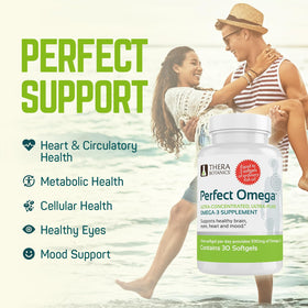 Therabotanics Huile de poisson Omega 3 sauvage Alaskien en gros plan