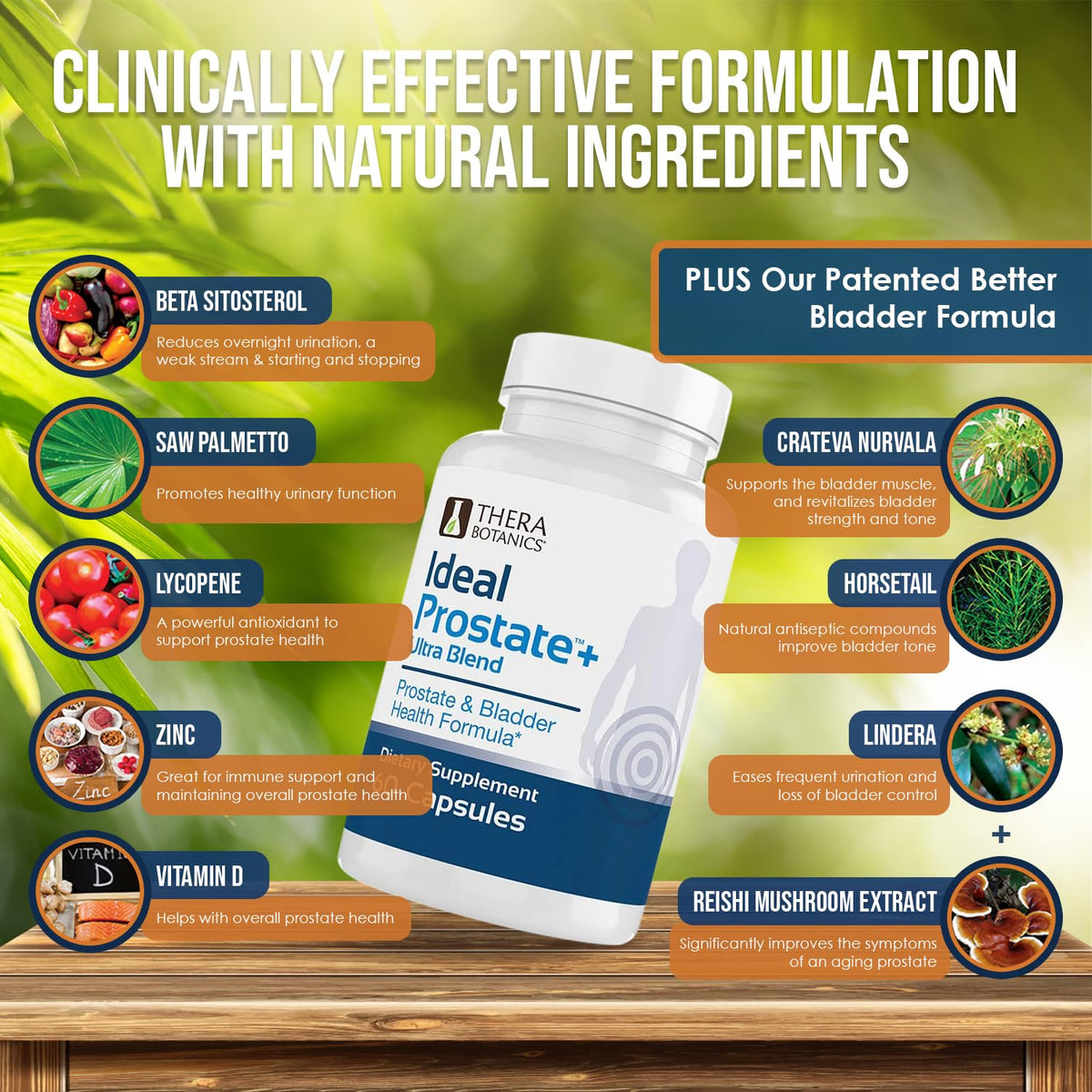 Therabotanics Idéal Prostate Plus capsules ouvertes